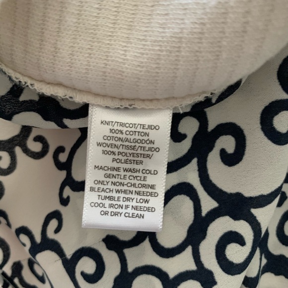 Ann Taylor Loft Mixed Media Long Sleeve - Picture 5 of 5